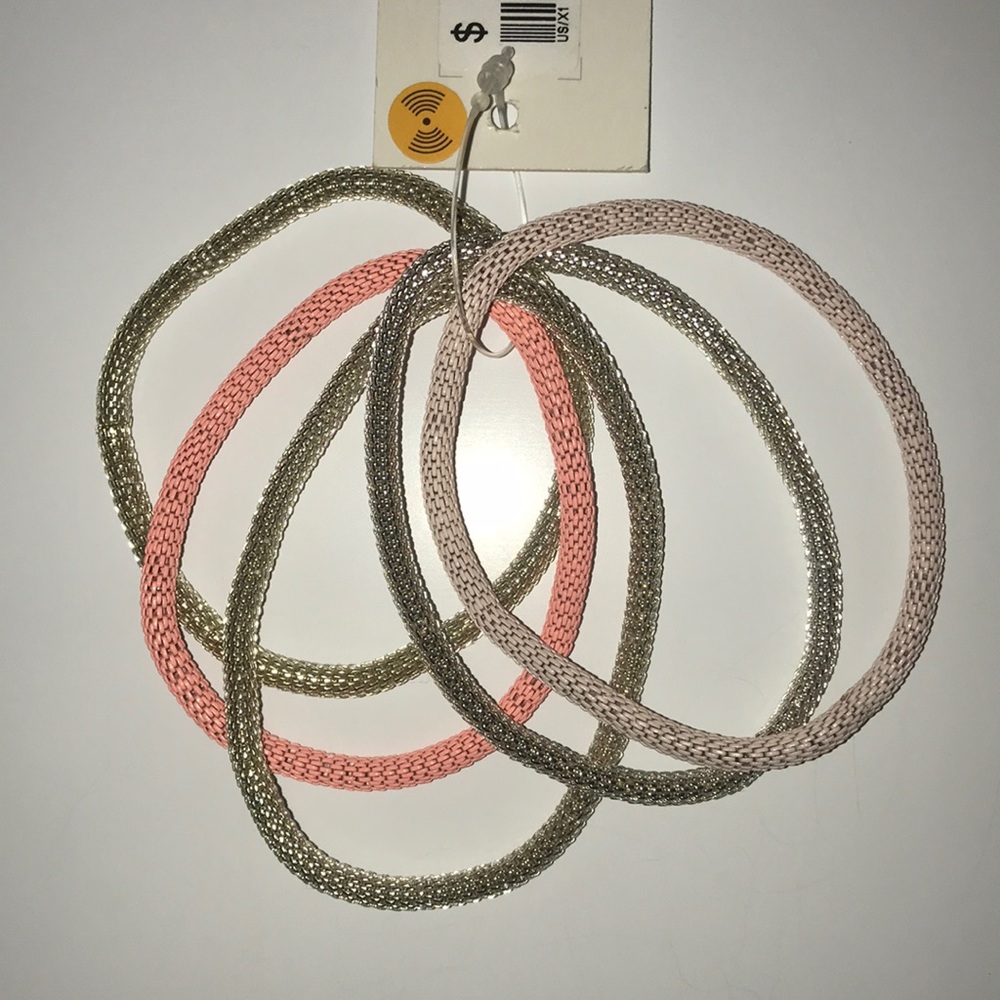 H&M metallic bracelets